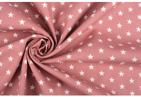 Poplin Petit Stars Old Pink