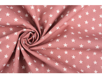 Popeline Petit Stars Altrosa