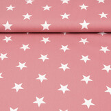 Poplin Stars Old Pink