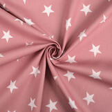 Poplin Stars Old Pink