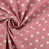 Poplin Dots Old Pink