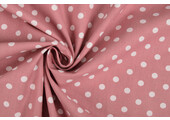 Popeline Dots Altrosa