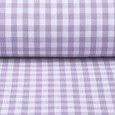 Gingham Check 8 mm Lilac