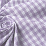 Gingham Check 8 mm Lilac
