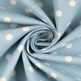 Poplin Dots Licht Blauw