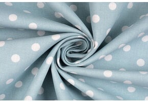 Poplin Dots Licht Blauw