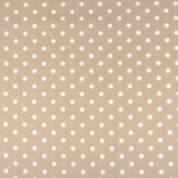 Popeline Dots Hell Taupe