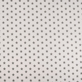 Poplin Petit Stars Wit Grijs