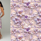 100% Viscose Lunova Flowers