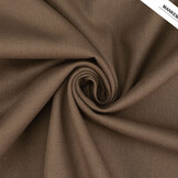 Linen Cotton Mocha Brown