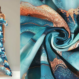 100% Viscose Nebulae Pouring