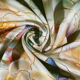 100% Viscose Novella Flowers