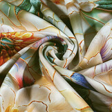 100% Viscose Novella Flowers