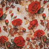 100% Viscose Rosavelle Roses