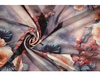 100% Viscose Mysteria Flowers