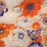 100% Viscose Zymora Bloemen
