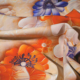 100% Viscose Zymora  Flowers