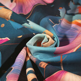 100% Viscose Tessari Flowers