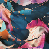 100% Viscose Tessari Bloemen