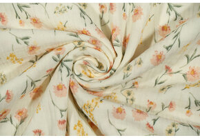 Double Gauze Flowers Veyli