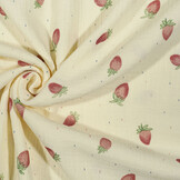 Double Gauze Strawberries