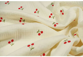 Double Gauze Little Cherry