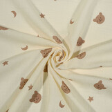 Baumwoll Musselin Mond Bär