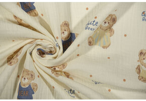 Double Gauze Cute Bear