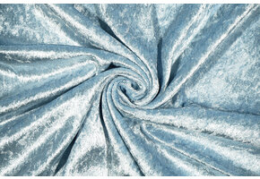 Velours de Panne Light Baby Blue