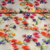 100% Viscose Tuliora Flowers