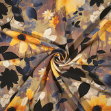 100% Viscose Marigora Flowers