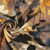 100% Viskose Marigora Blumen