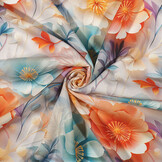 100% Viscose Blossanya Flowers