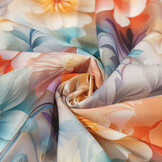 100% Viscose Blossanya Bloemen
