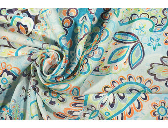 100% Viscose Turisca Paisley