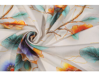 100% Viskose Elonella Blumen