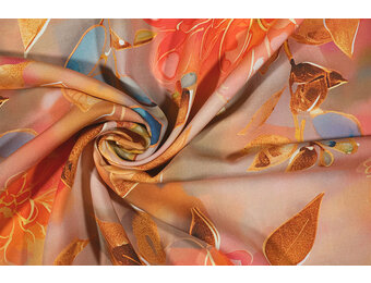 100% Viskose Solmara Blumen