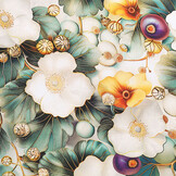 100% Viskose Serenella Blumen