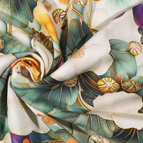 100% Viskose Serenella Blumen