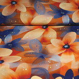 100% Viscose Fiorange Flowers