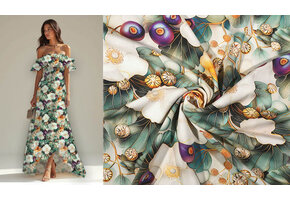 100% Viscose Serenella Bloemen