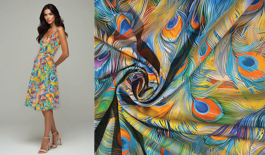 100% Viscose Pavona Veren