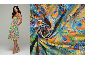 100% Viscose Pavona Feather