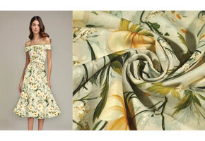 100% Viscose Florinelle Flowers