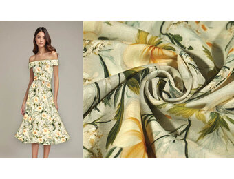 100% Viscose Florinelle Flowers