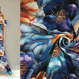 100% Viscose Sonella Flowers