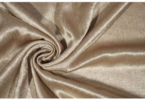 Crinkle Satijn Licht Taupe