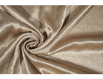 Crinkle  Satin Light Taupe