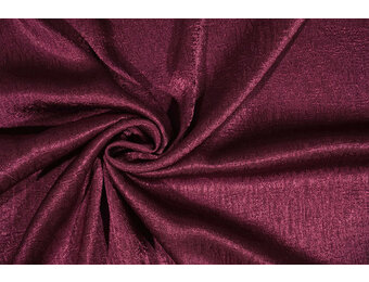 Crinkle Satin Bordeaux