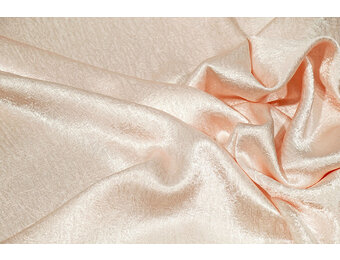 Crinkle Satin Champagne Pink